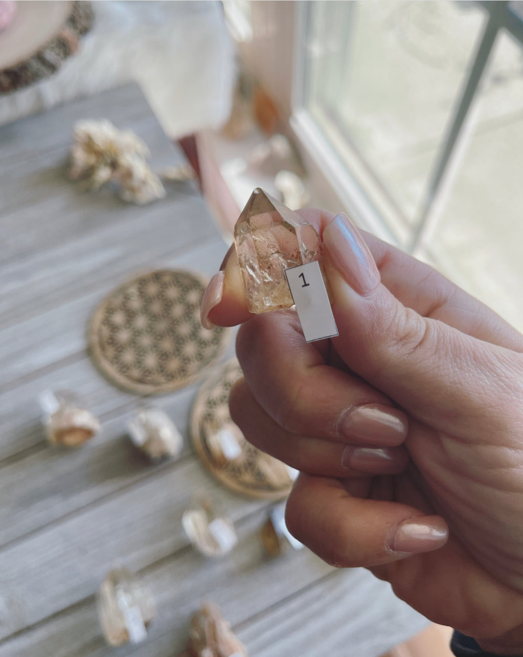 Little Natural Kundalini Citrine points / You choose your crystal